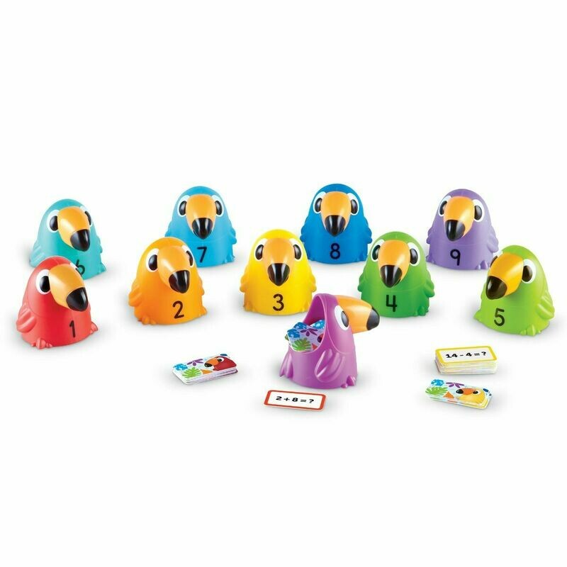 Toucans to 10 -  Set de tucanes para aprender matemáticas