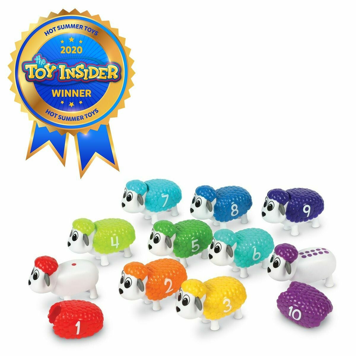 Snap-N-Learn Counting Sheeps - Ovejitas encajables números y colores