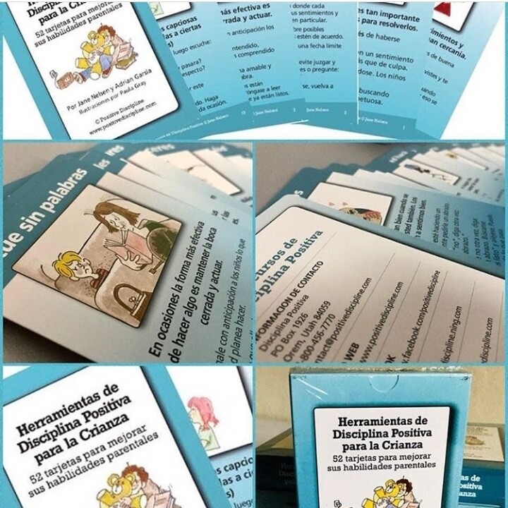Tarjetas de Herramientas de Disciplina Positiva para la Crianza