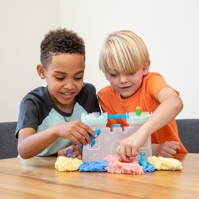 Playfoam GO Squishy Sandcastle - Masa Playfoam estuche de Castillo