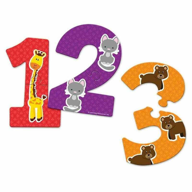 Number Puzzle Cards - Rompecabezas de números