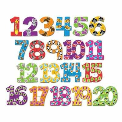 Number Puzzle Cards - Rompecabezas de números