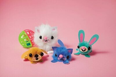 My Pom-Pom Pet Shop - Libro y Kit de manualidades mascotas