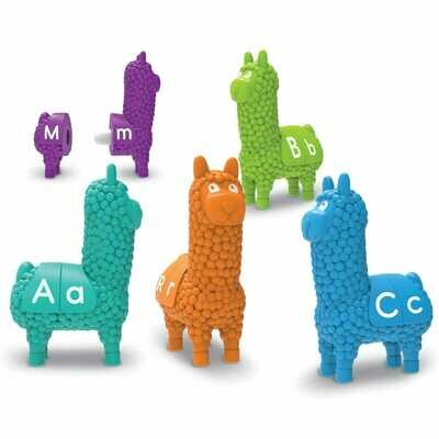 Llamas encajables de letras - Snap-n-Learn Letter Llamas