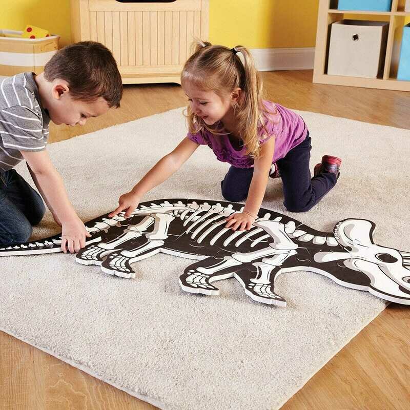 Rompecabezas Jumbo Triceratops - Jumbo Dinosaur Floor Puzzle Triceratops