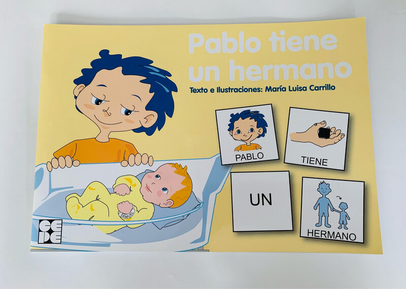 Colección Pictogramas, cuento: Pablo tiene un hermano