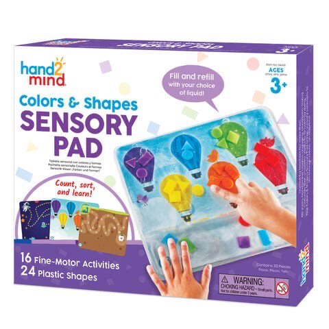 Colors and Shapes Sensory Pad - Almohadilla sensorial de colores y formas