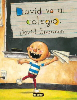 David va a la escuela