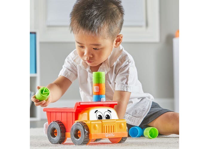 Tony el camión -Tony the peg stacker dump truck