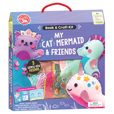 My cat Mermaid &amp; Friends - Sirena y amigos set para crear