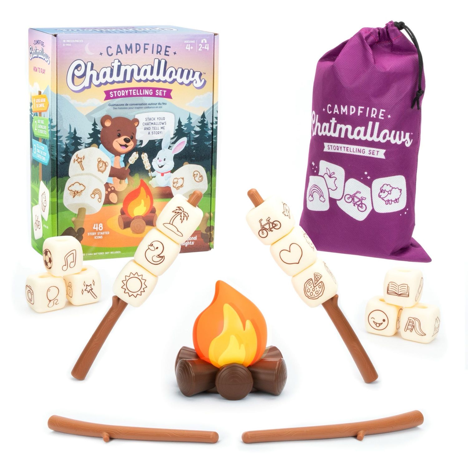 Campfire chatmallows -Juego para crear historias