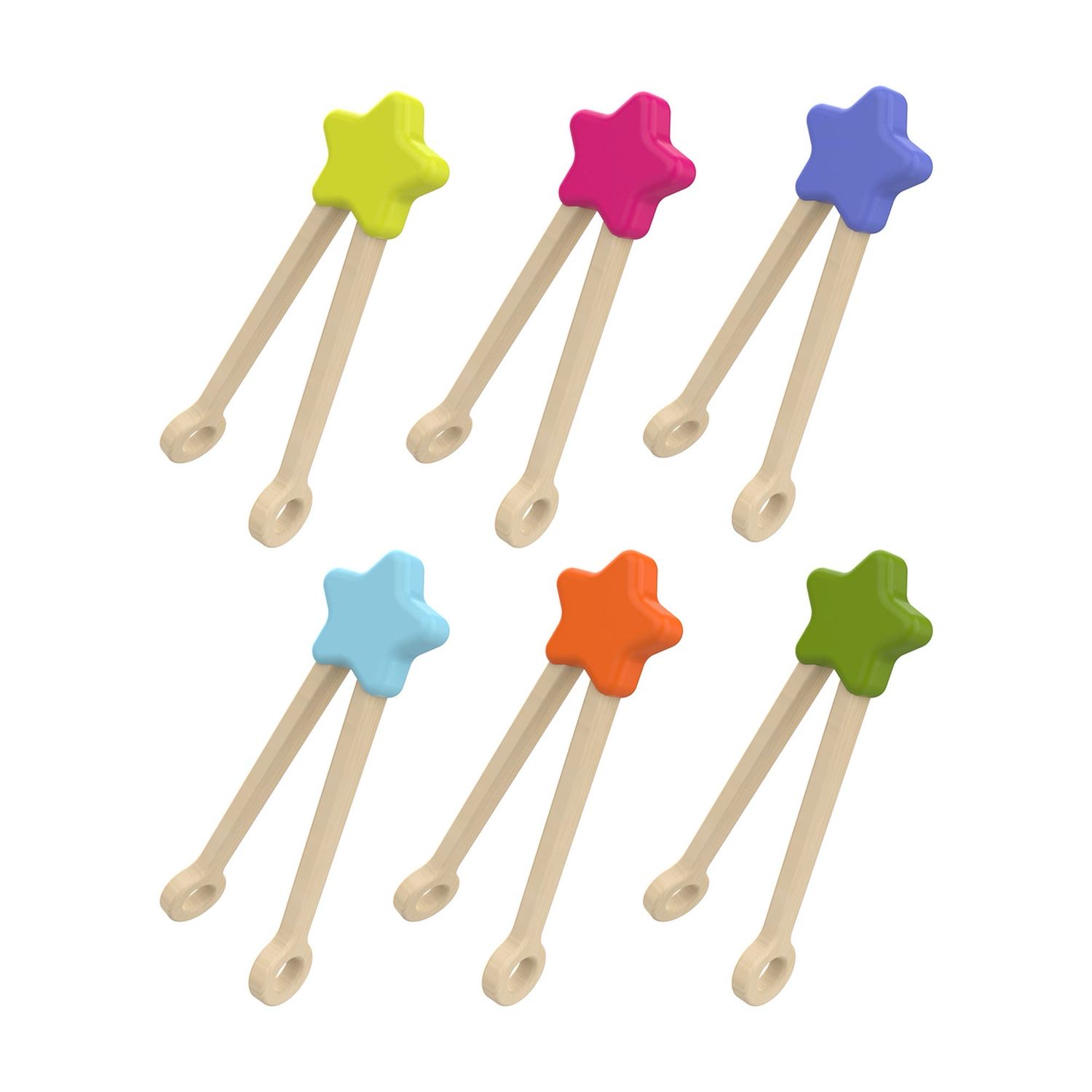 Easy Tweezies Wooden Set - Set de pinzas en madera