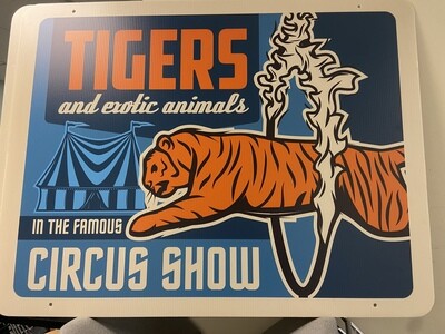 Circus Poster - Tigers