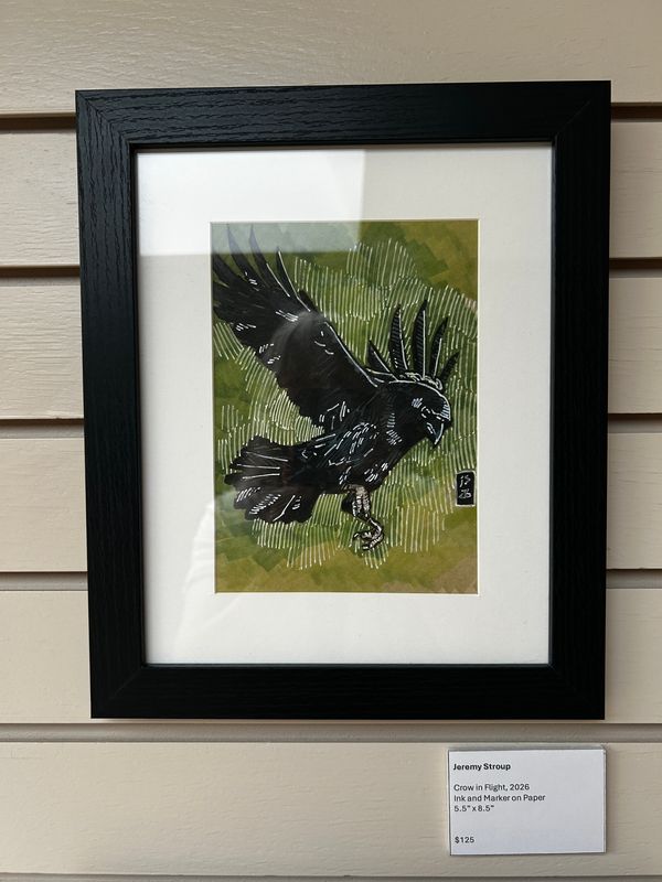 Crow in Flight
