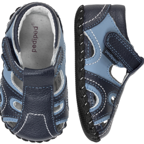 Pedi Ped Brody Navy Blue First Walkers