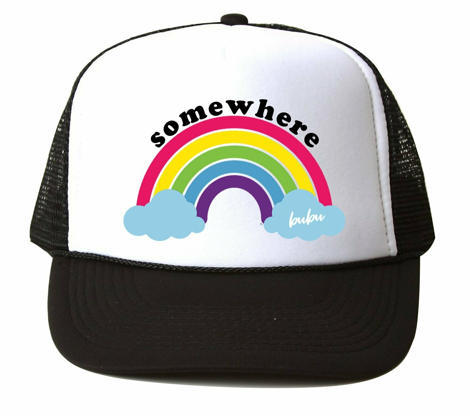 Bubu "Somewhere Over the Rainbow" Hat - Black & White