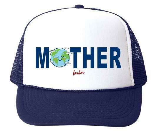 Bubu "Mother Earth" Trucker Hat - Navy