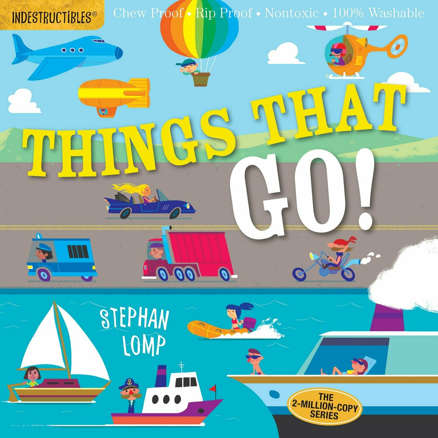 Indestructibles Book "Things That GO!"