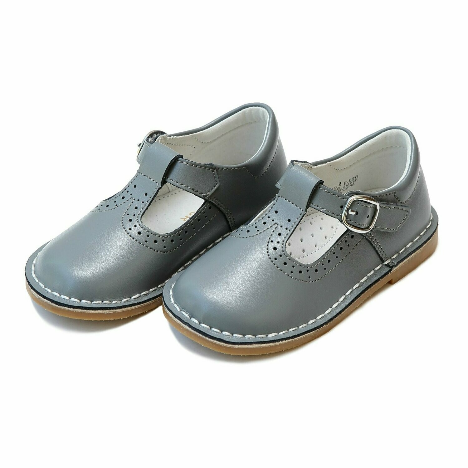 L'Amour Grey Mary Janes