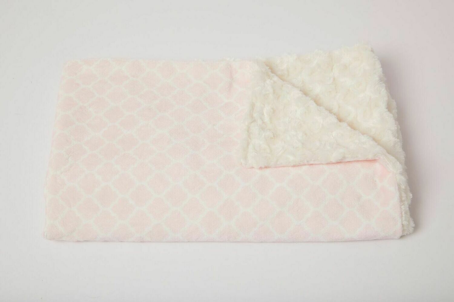 Tourance - Diamond Baby Blanket in Light Pink