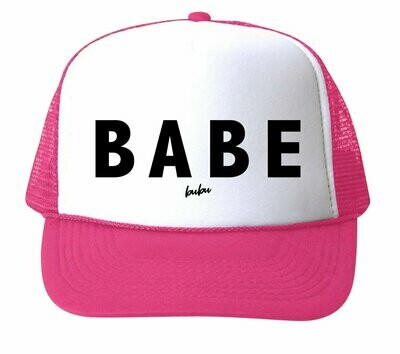 Bubu "Babe" Trucker Hat - Pink