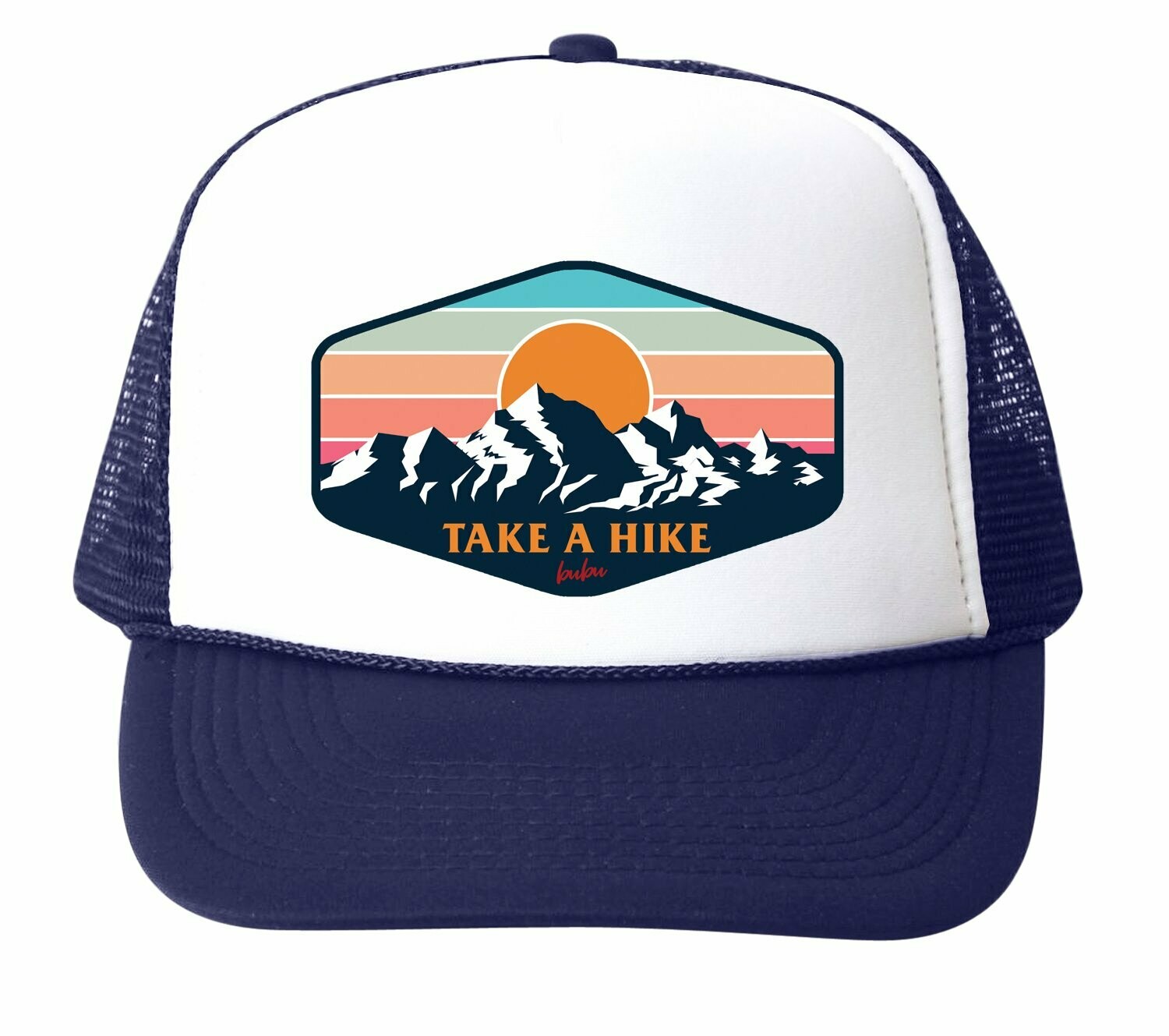 Bubu &quot;Take a Hike&quot; Trucker Hat - Navy