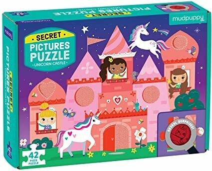 Mudpuppy - Secret Pictures Puzzle Unicorn Castle
