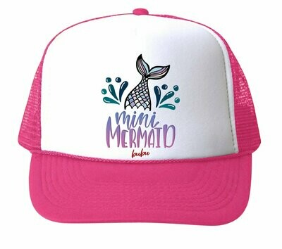 Bubu "Mini Mermaid" Trucker Hat - Pink