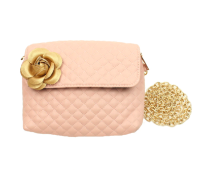 Popatu Pink Quilted Handbag