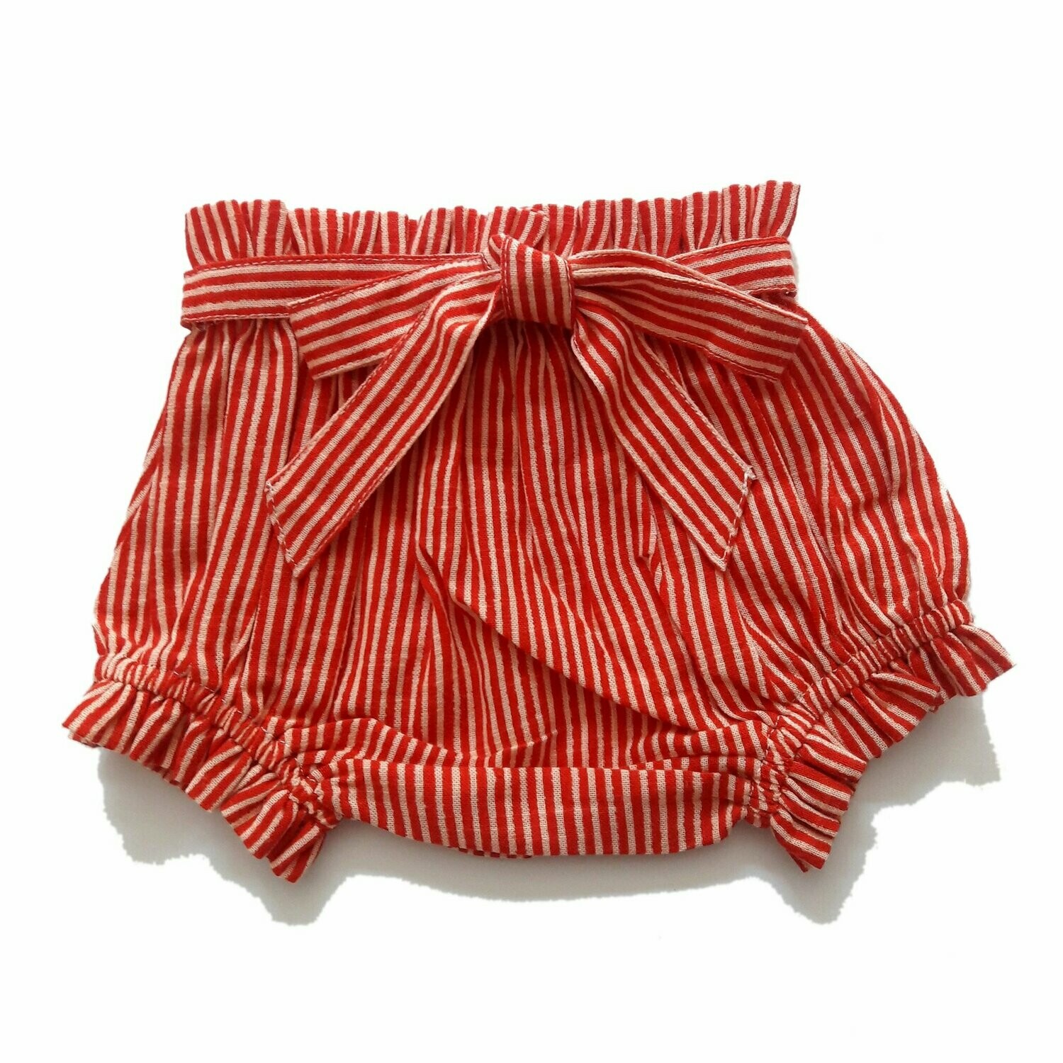 Yo Baby Bloomer Diaper Cover - Candy Stripe with Tie
