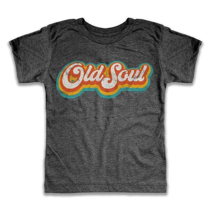 Rivet Apparel Co. &quot;old soul&quot; Tee - Dark Grey heather