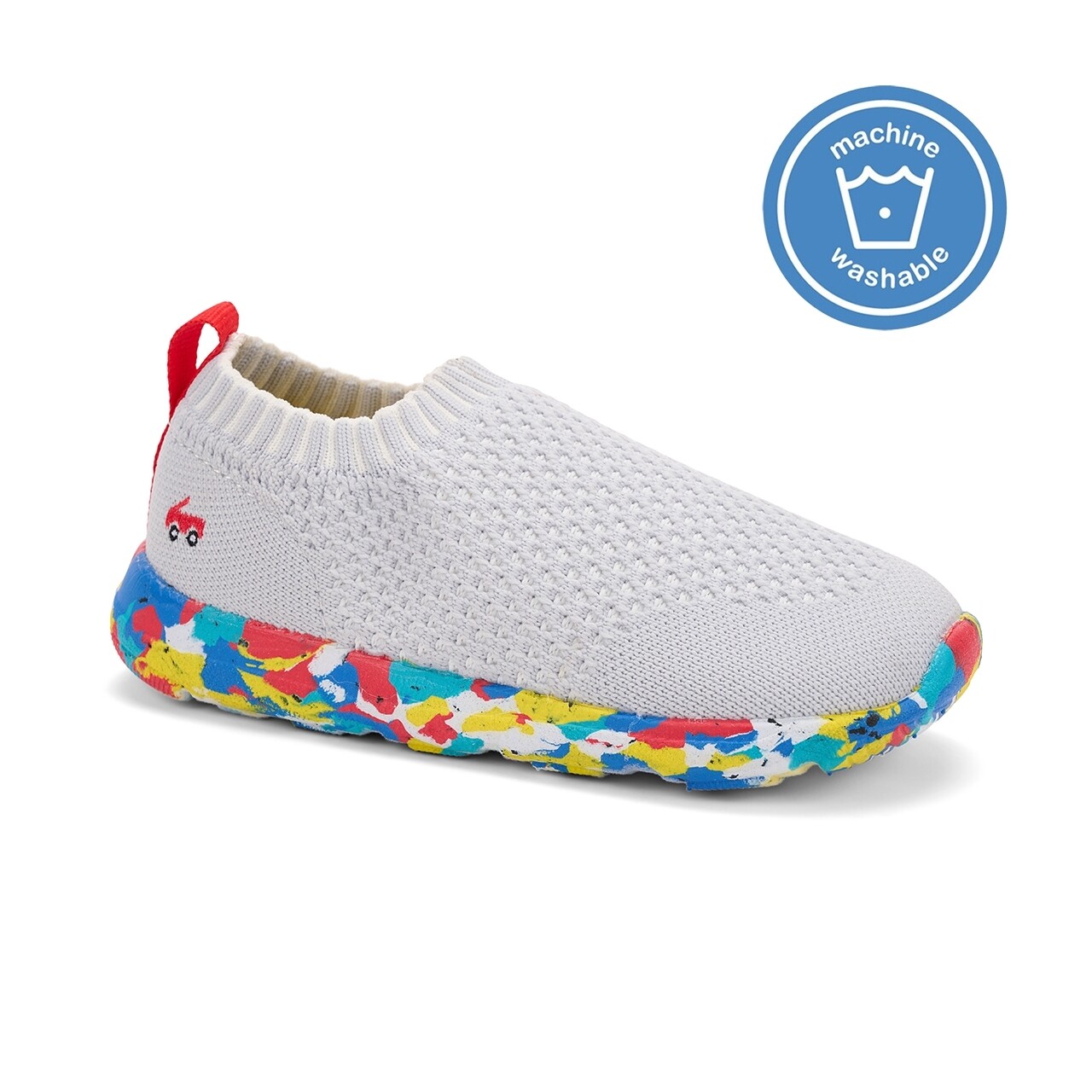 See Kai Run Ryder Knit flexiRun grey multi shoes-water safe