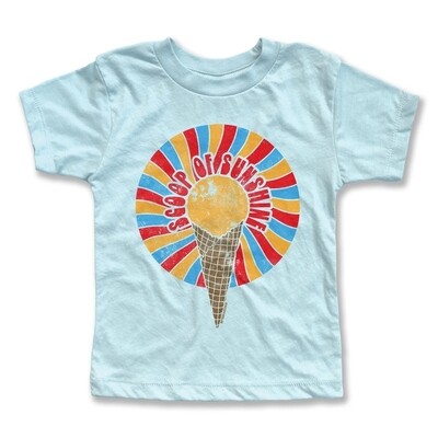 Rivet Apparel Co. &quot;Scoop of Sunshine&quot; Tee - Lt blue Triblend