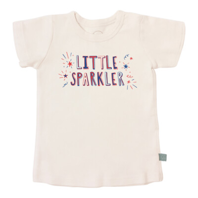 Emma + Finn organic T-Shirt "Little Sparkler" - Natural