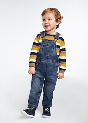 Mayoral denim overalls-sustainable cotton