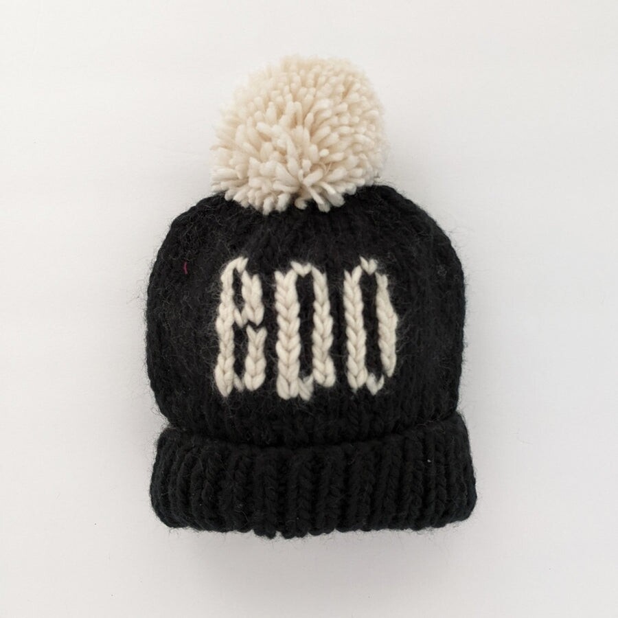 Huggalugs  BOO Beanie-Black