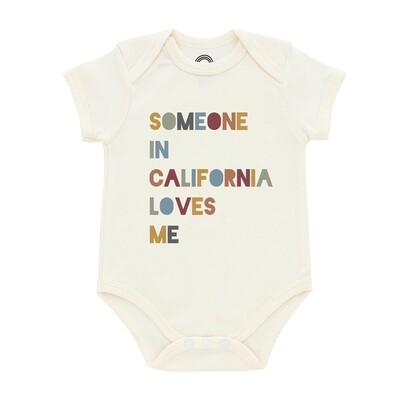Emerson and Friends&quot;Someone in California Loves Me&quot; cotton onesie