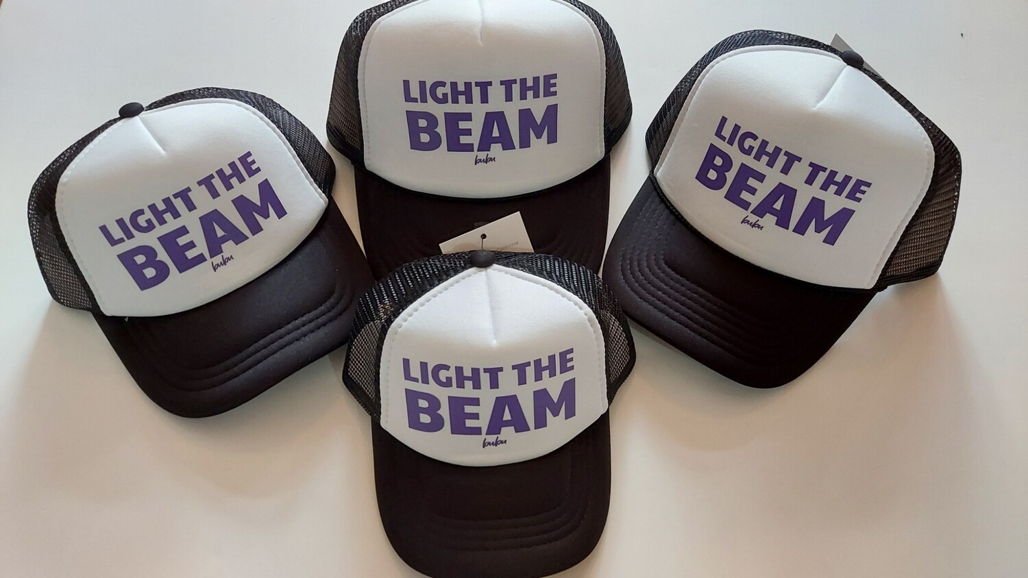 Bubu &quot;LIGHT THE BEAM&quot; Trucker Hat - BLACK