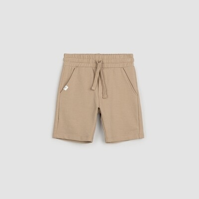 Miles the Label organic latte french terry shorts