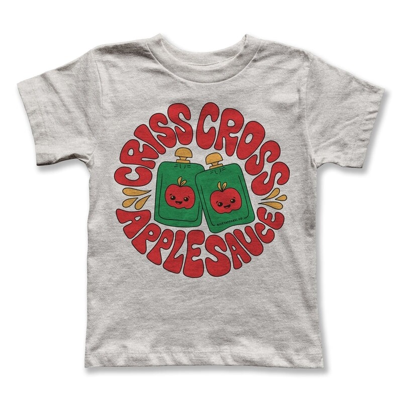 Rivet Apparel Co. &quot;Criss cross Applesauce&quot; tee