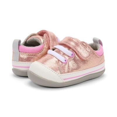 See Kai Run (First Walker) - Stevie II INF Rose Shimmer canvas