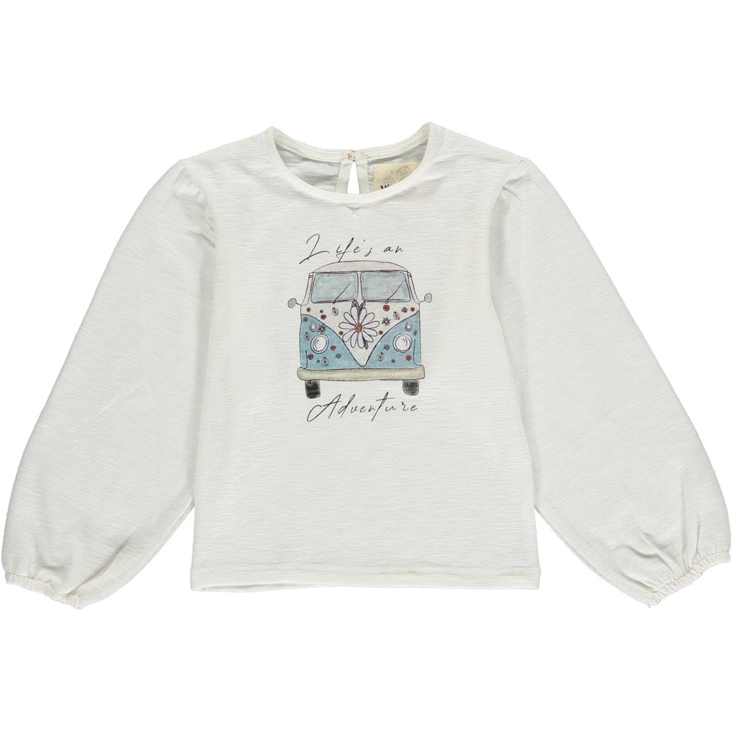 Vignette soft VW Bus Tee- Life&#39;s an adventure!