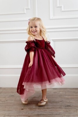 Ollie Jay Everly Dress in Plum Ombre