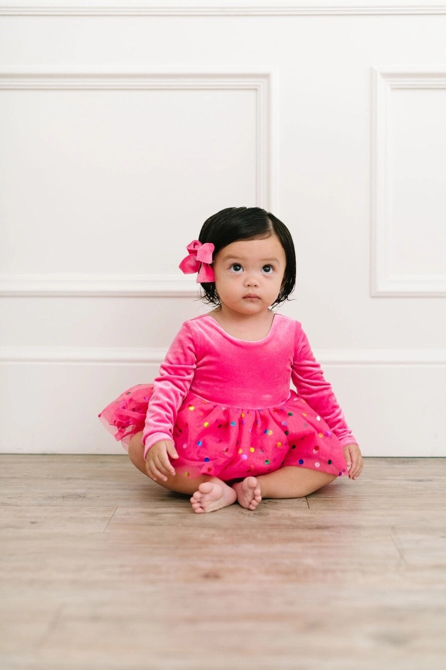 Ollie Jay Carly romper in Confetti Pop