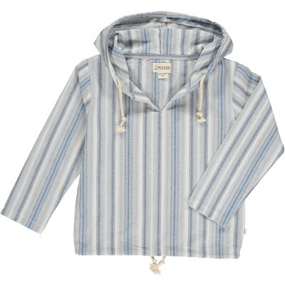 Me &amp; Henry  St.Ives blue stripes hooded top