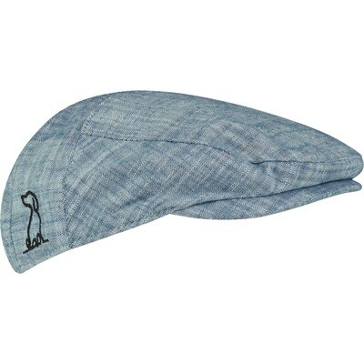 Me & Henry Chap Navy heathered woven cap- cotton