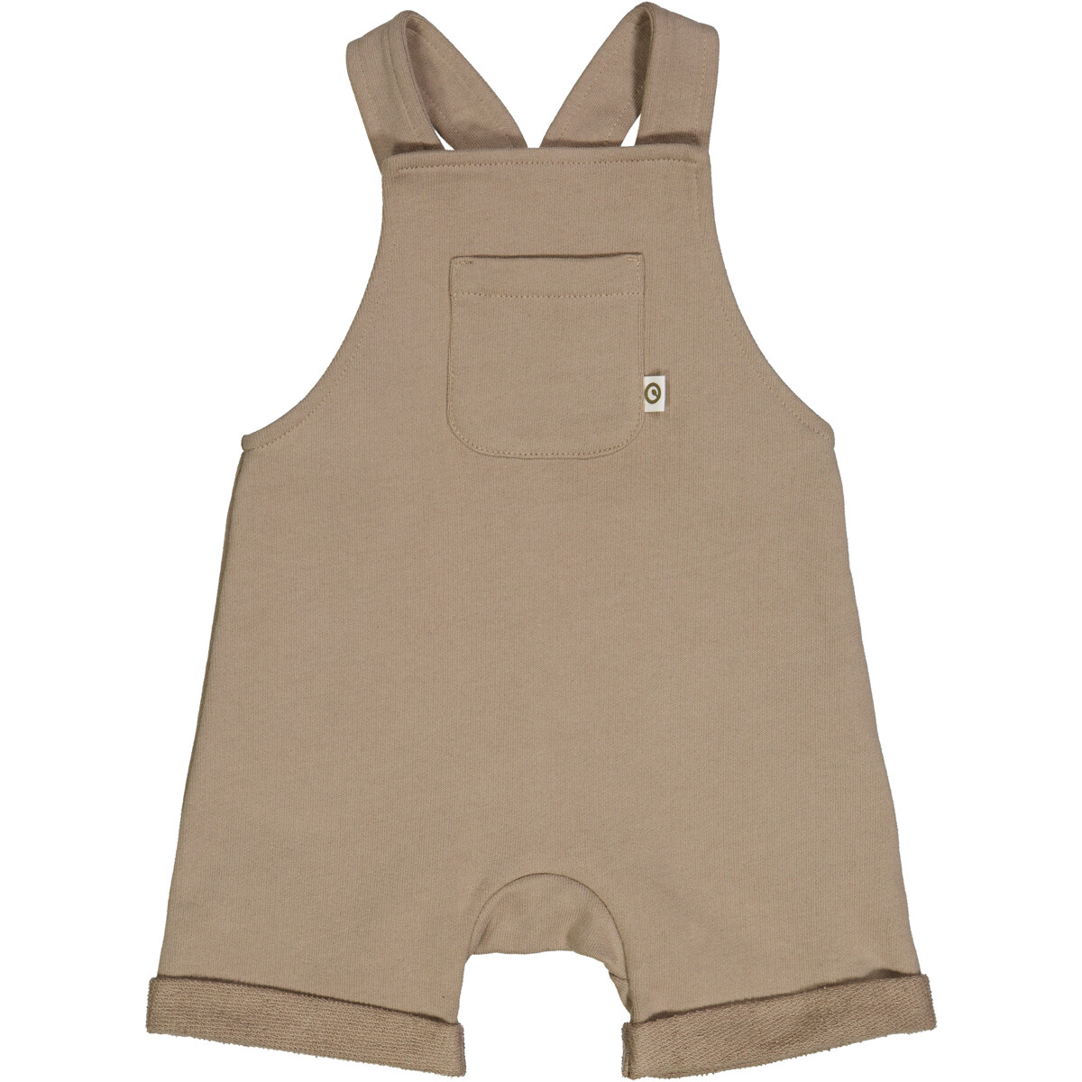 Musli certified organic cotton sweat cashew taupe short jumper
