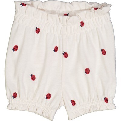 Musli certified organic cotton ladybug bloomer shorts