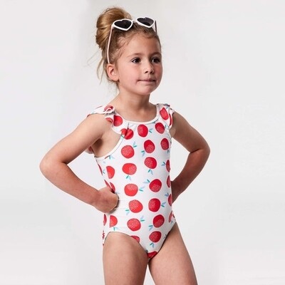 New Zealand brand Snapper Rock sustainable one piece swimsuit spf 50+- Juicy Fruit