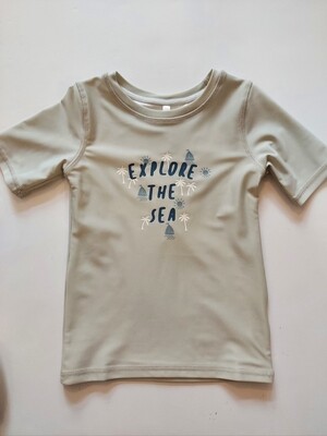 Baby Sprouts s/s rashguard "Explore the sea"